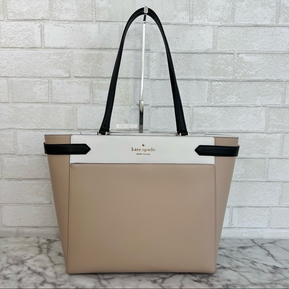 Kate Spade Colorblock Large Laptop Tote Shoulder Bag - Picture 2 of 13